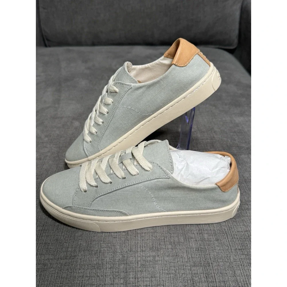 Soludos Ibiza Lace Up Canvas Sneakers.‎ Light Blue US 6 EU 37